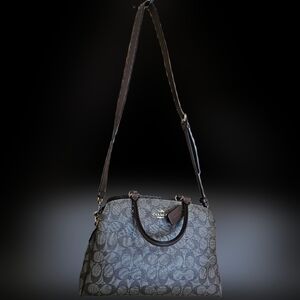 COPY - NWT Authentic Coach Lillie Carryall Signature Canvas Purse